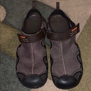 Crocs, swift water mesh deck sandal